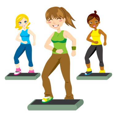 Aerobic Steps clipart