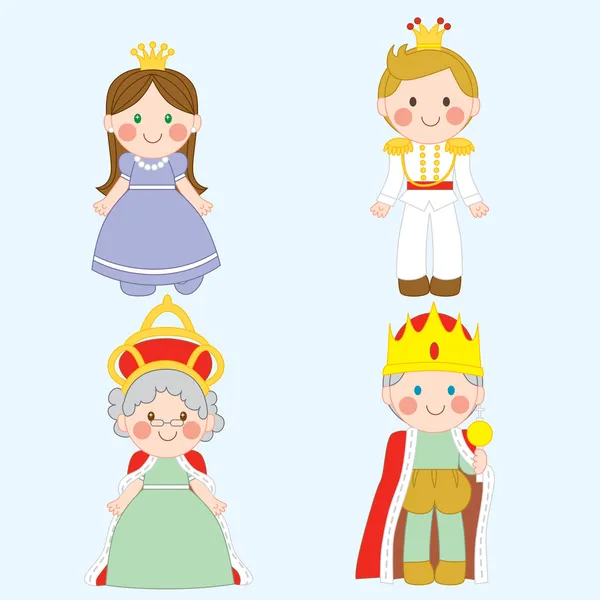 Famille royale — Image vectorielle