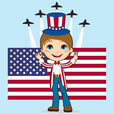 Independence Day Air Show clipart