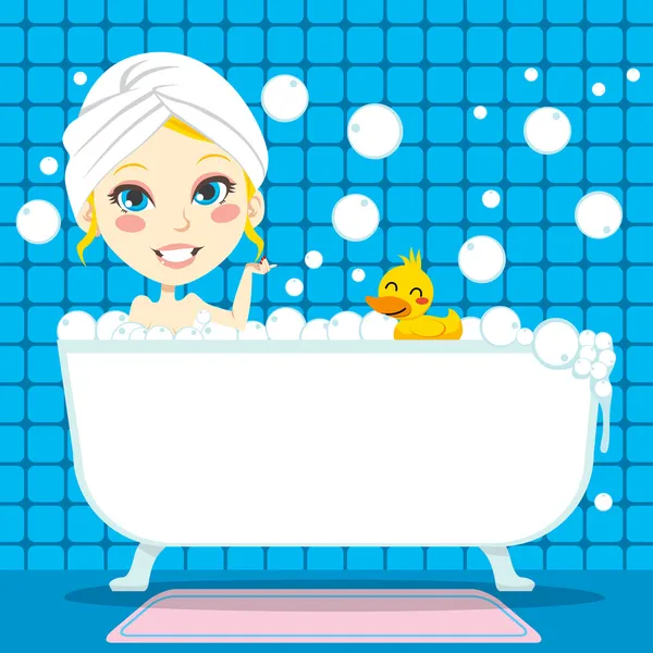 Успокаивающая ванна — стоковый вектор