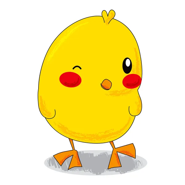 Cute Little Chick — Stock Vector