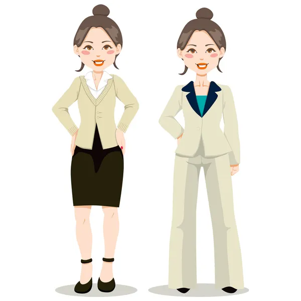 Asiatique exécutif femme — Image vectorielle