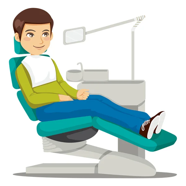 At the Dentist — Stock Vector