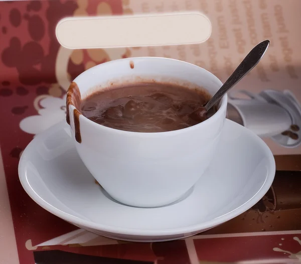 stock image Cup hot chocolate