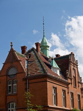 German building of the beginning of the XX century in Zelenogradsk the Kaliningrad region, Russia clipart