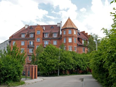 Elite housing in Zelenogradsk the Kaliningrad region, Russia clipart