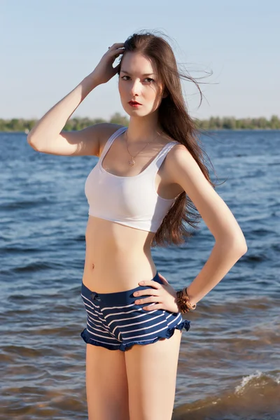 Pretty Teen In Swimwear Stock Photo by ©noonie 74795179