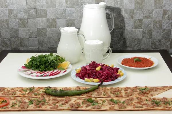 stock image Turkish Pizza