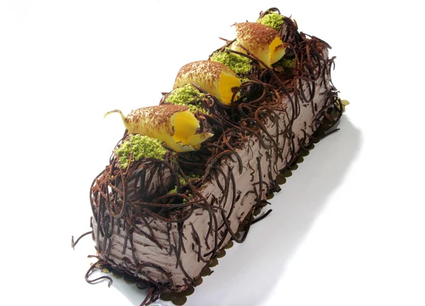 Delicioso, bolo de pistache — Fotografia de Stock