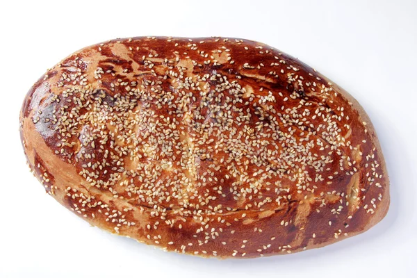 Pão Pita com gergelim — Fotografia de Stock