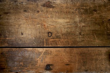 Huge and a lot textured old wooden grunge chest clipart