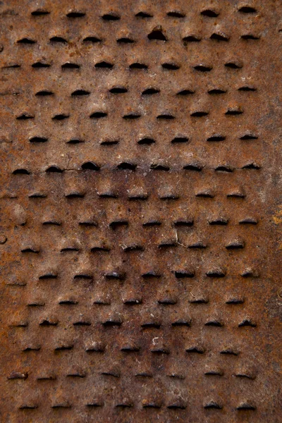 Natural aged old rusted grater background — Stock Photo, Image