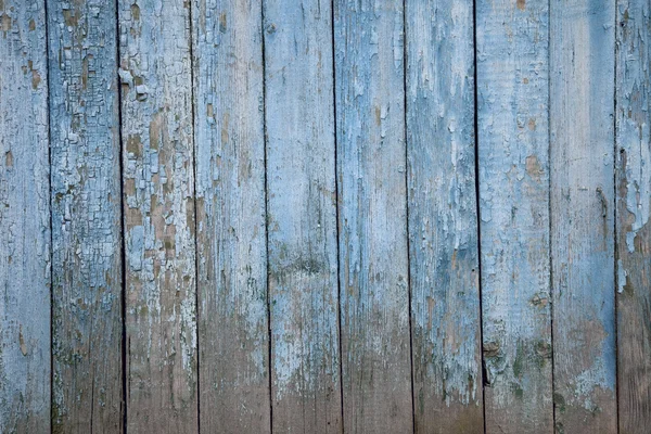 Valla de madera pintada vieja, envejecida naturalmente —  Fotos de Stock