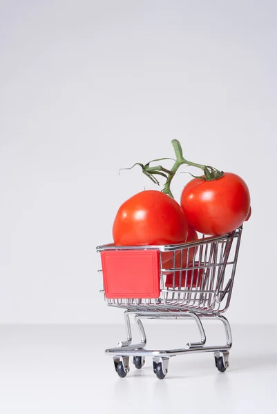 Obst und Gemüse kaufen — Stockfoto