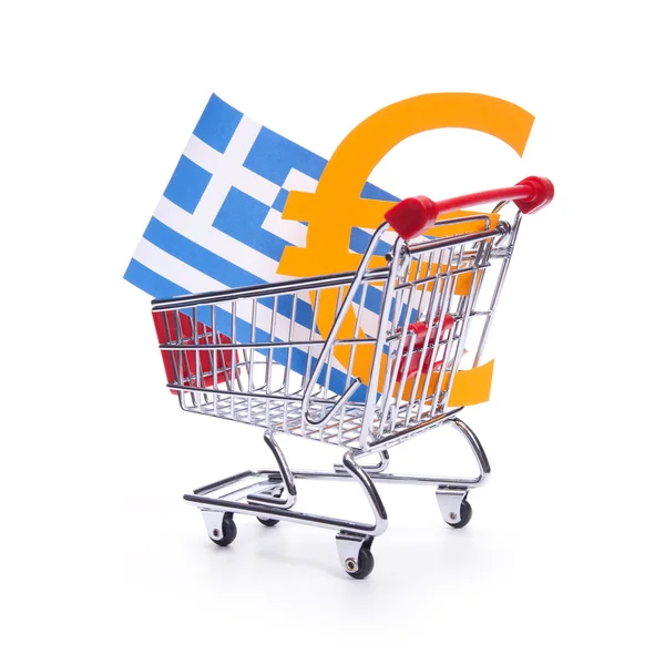 Grekiska finanskrisen — Stockfoto