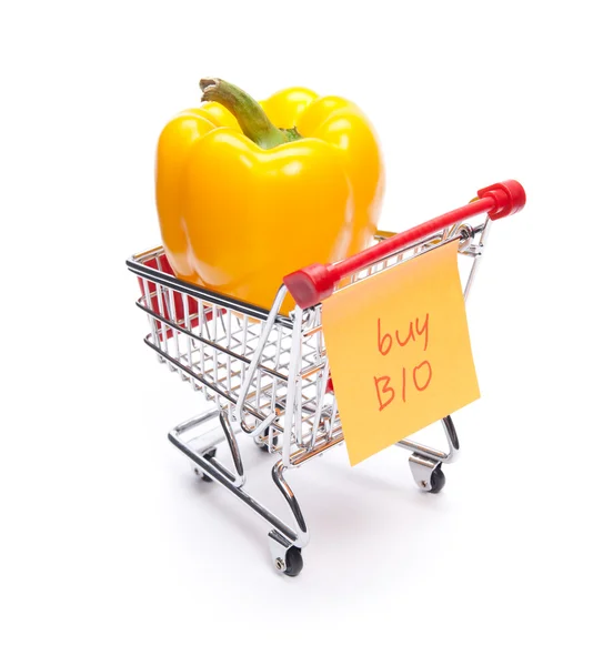 Comprar productos bio — Foto de Stock