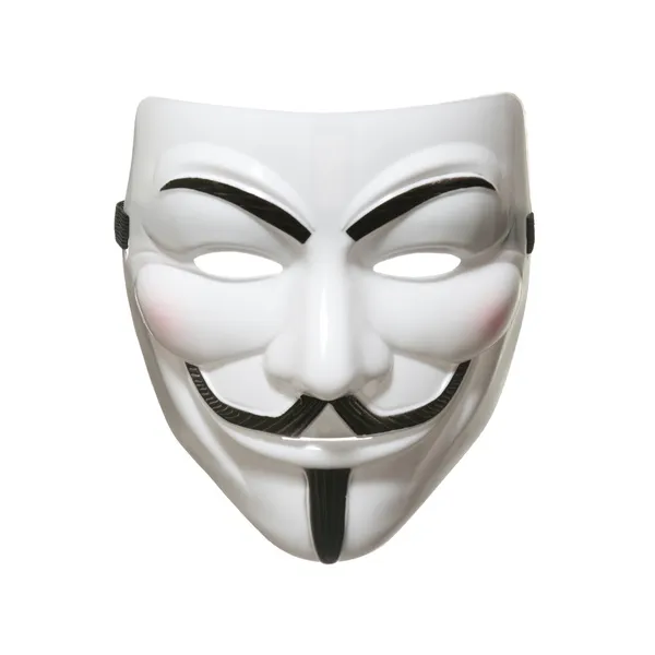 Anonyme Maske (guy fawkes maske) — Stockfoto