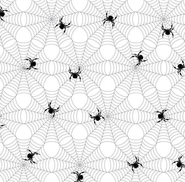Vector spiders and webs — Stock Illustration Vector spiders and webs Stock Vector