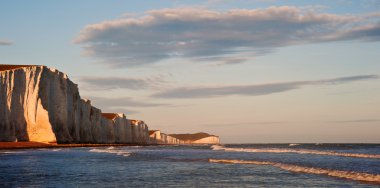 Sven Sisters Cliffs South Downs England landscape clipart