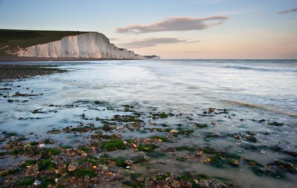 Seven Sisters Cliffs South Downs Angleterre paysage — Photo