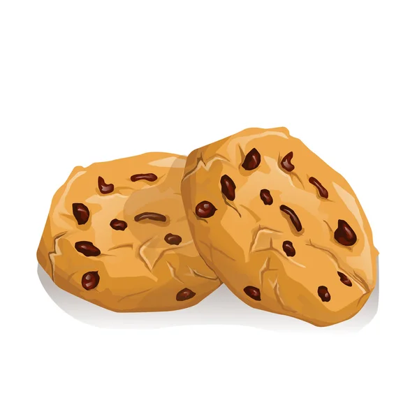 Печиво шоколадне — стоковий вектор