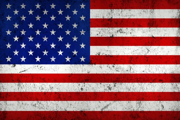 stock image Grunge Dirty and Weathered USA (American) Flag
