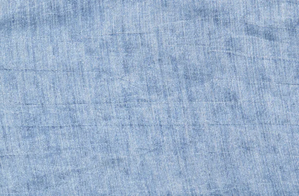 Lino azul primer plano textura fondo — Foto de Stock