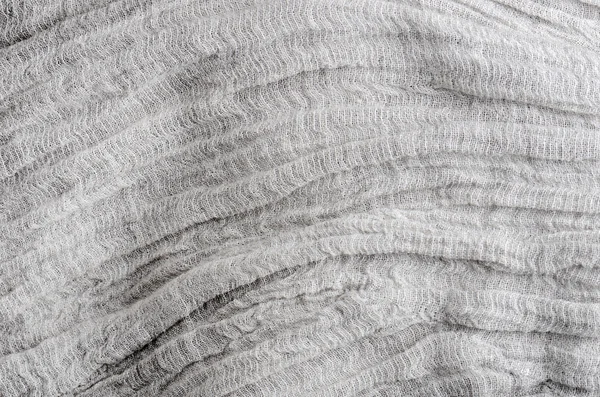 Gray linen close up texture background — Stock Photo, Image