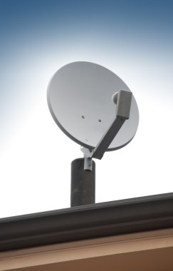 Satellite dish antenna clipart