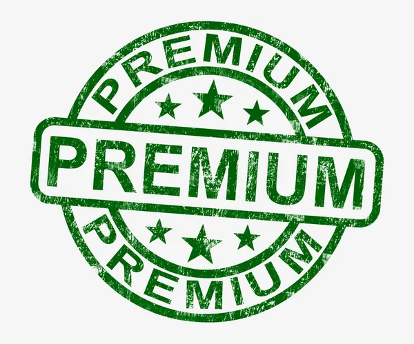 Premium stämpel visar utmärkt produkt — Stockfoto