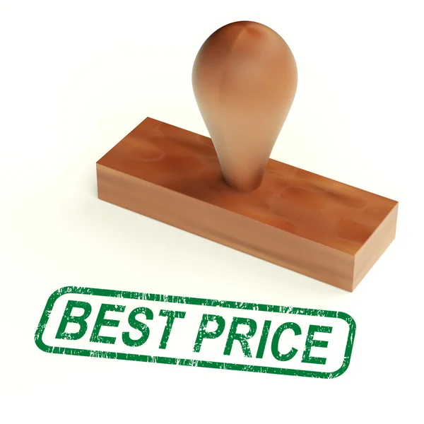 Melhor preço de borracha carimbo mostrando venda e reduções — Fotografia de Stock