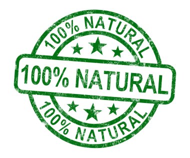 yüz yüzde doğal pul saf hakiki ürün gösterir