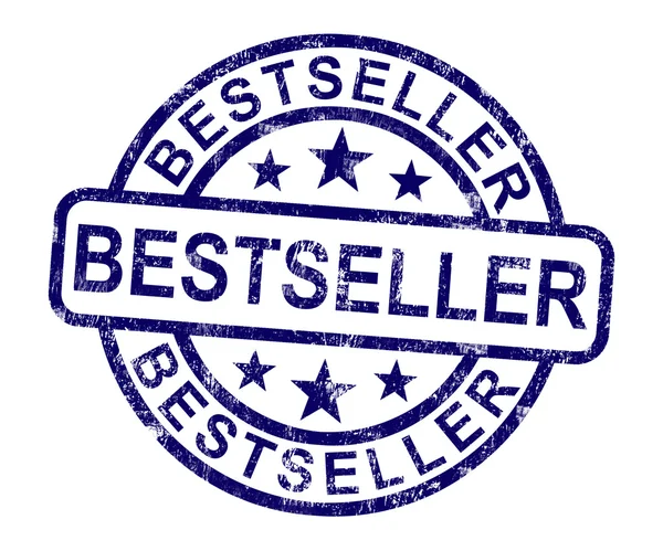 Bestseller Stamp Shows Top Rated Or Leader — Stock Photo, Image