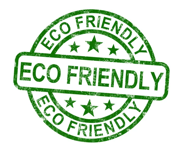 Eco vriendelijke stempel als symbool voor recycling — Stockfoto