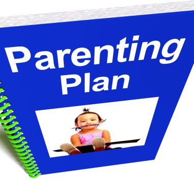 Parenting Plan Book For Child's Education clipart