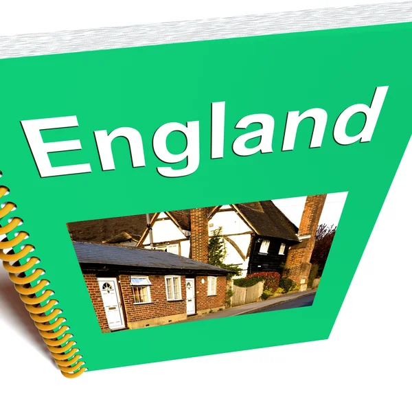 Engeland boek voor toerisme naar het Verenigd Koninkrijk — Stockfoto
