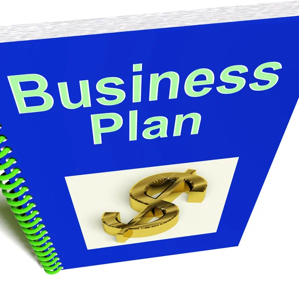 Business Plan Shows Management Strategy — Stock Photo, Image