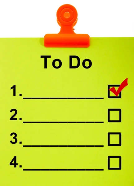 To Do List Clipboard For Organizing Tasks — Stock Photo, Image