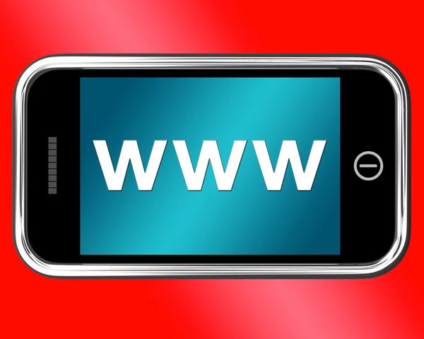 Www-műsorait Online Websites vagy Internet — Stock Fotó