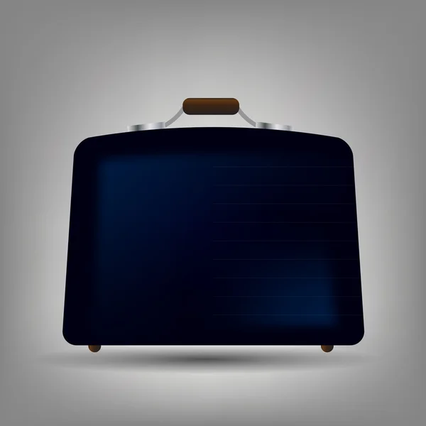 stock image Blue suitcase icon illustration