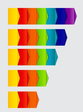 Concept of business process improvements chart illustra