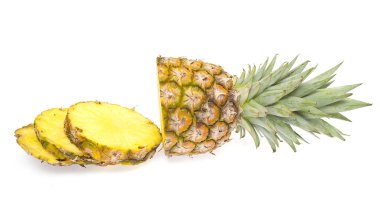 Mini pineapple, isolated on the white background.