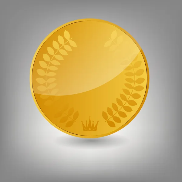 Stock image Gold coin icon vecotr illustration