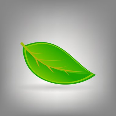 Environmental icon with plant illustration