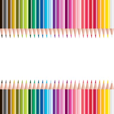  illustrationt of colored pencils