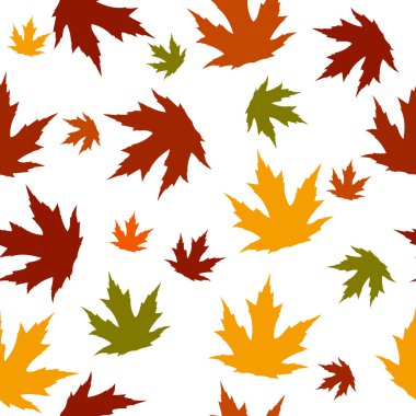 Autumn seamless pattern clipart