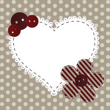 Valentine's day greeting card clipart