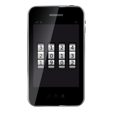 altın sikke para kavramı ile soyut tasarım cep telefonu. vecto