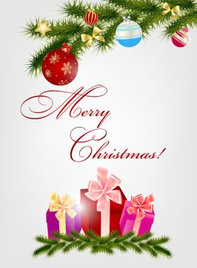 Abstract beauty Christmas and New Year background illust