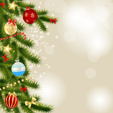 Abstract beauty Christmas and New Year background illust